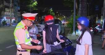 TP Đồng Nai: Xử lý nhiều thanh thiếu niên vi phạm trật tự an toàn giao thông