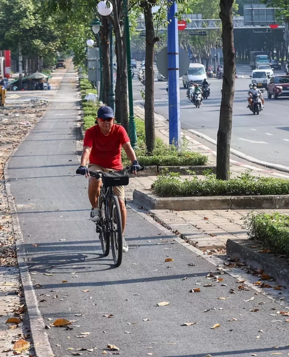 TP HCM kéo dài làn xe đạp ở Thủ Thiêm, kết nối metro TP HCM kéo dài làn xe đạp ở Thủ Thiêm, kết nối metro