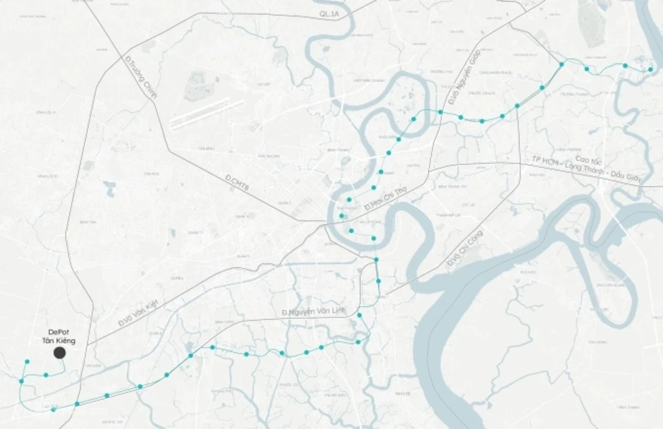 TP HCM nắn metro số 7 qua trung tâm hành chính mới ở Thủ Thiêm TP HCM nắn metro số 7 qua trung tâm hành chính mới ở Thủ Thiêm