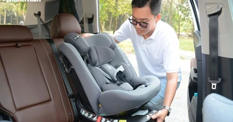 Từ 1.7, không phải ghế trẻ em nào cũng được phép sử dụng