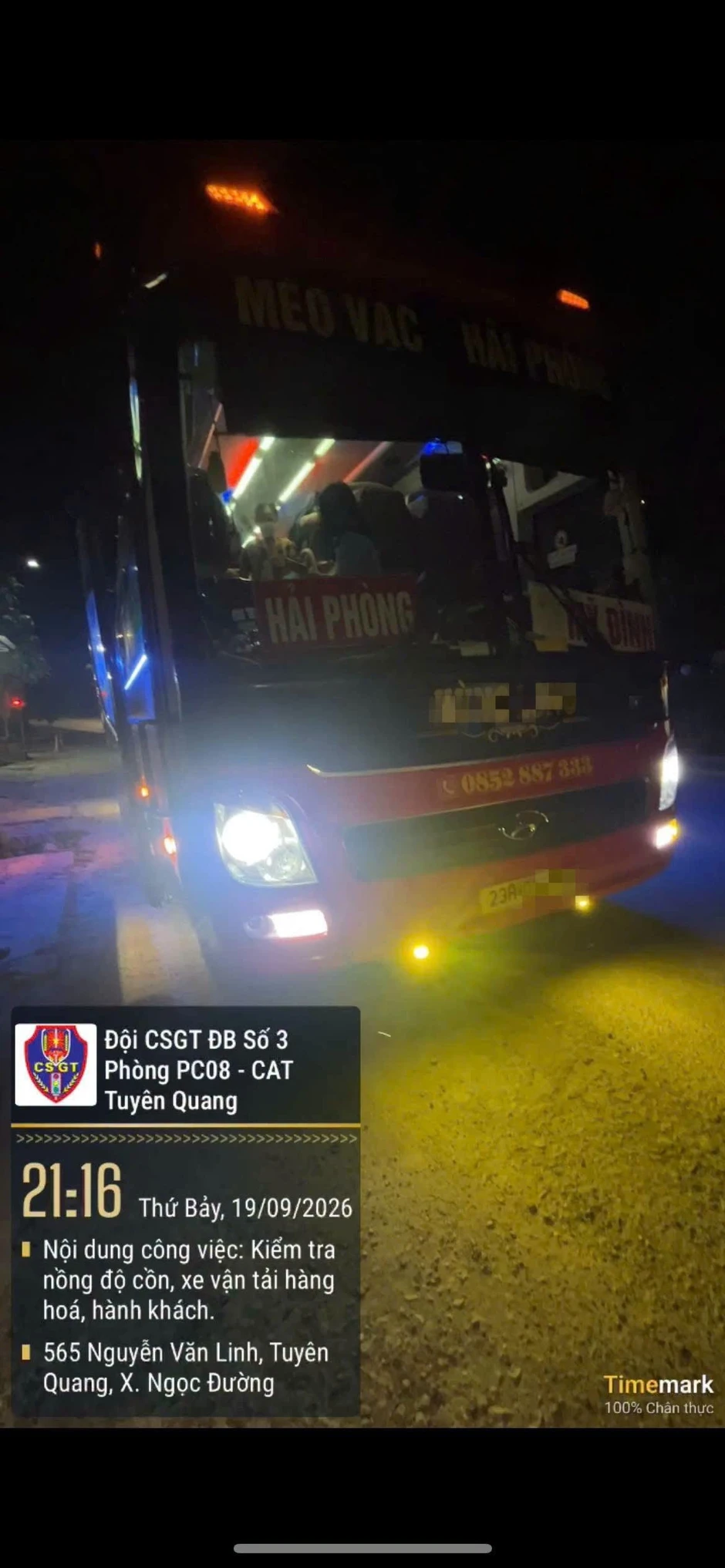Từ tin báo đến Cục trưởng CSGT, tài xế và chủ ô tô khách bị phạt 174 triệu đồng Từ tin báo đến Cục trưởng CSGT, tài xế và chủ ô tô khách bị phạt 174 triệu đồng