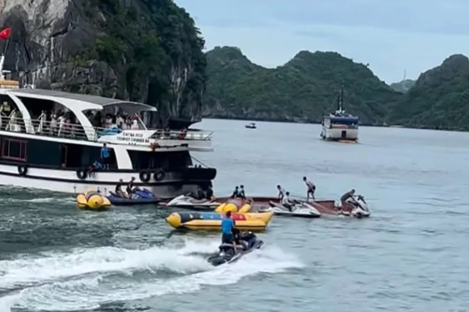 Va chạm tàu du lịch trên vịnh Lan Hạ, một nữ du khách tử vong