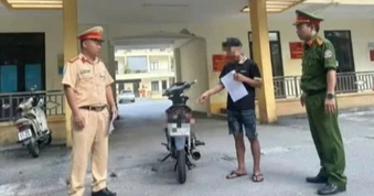 Xử lý thiếu niên rú ga, nẹt pô, đánh võng trên đường ở Tuyên Quang