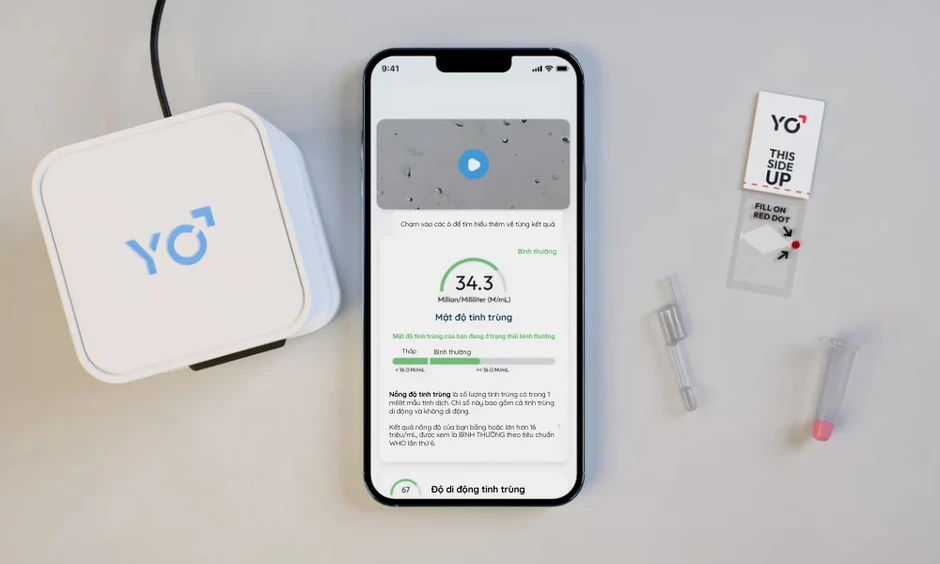 YO Home Sperm Test 3.0: Xét nghiệm tinh trùng ở nhà, gỡ rào cản tâm lý YO Home Sperm Test 3.0: Xét nghiệm tinh trùng ở nhà, gỡ rào cản tâm lý