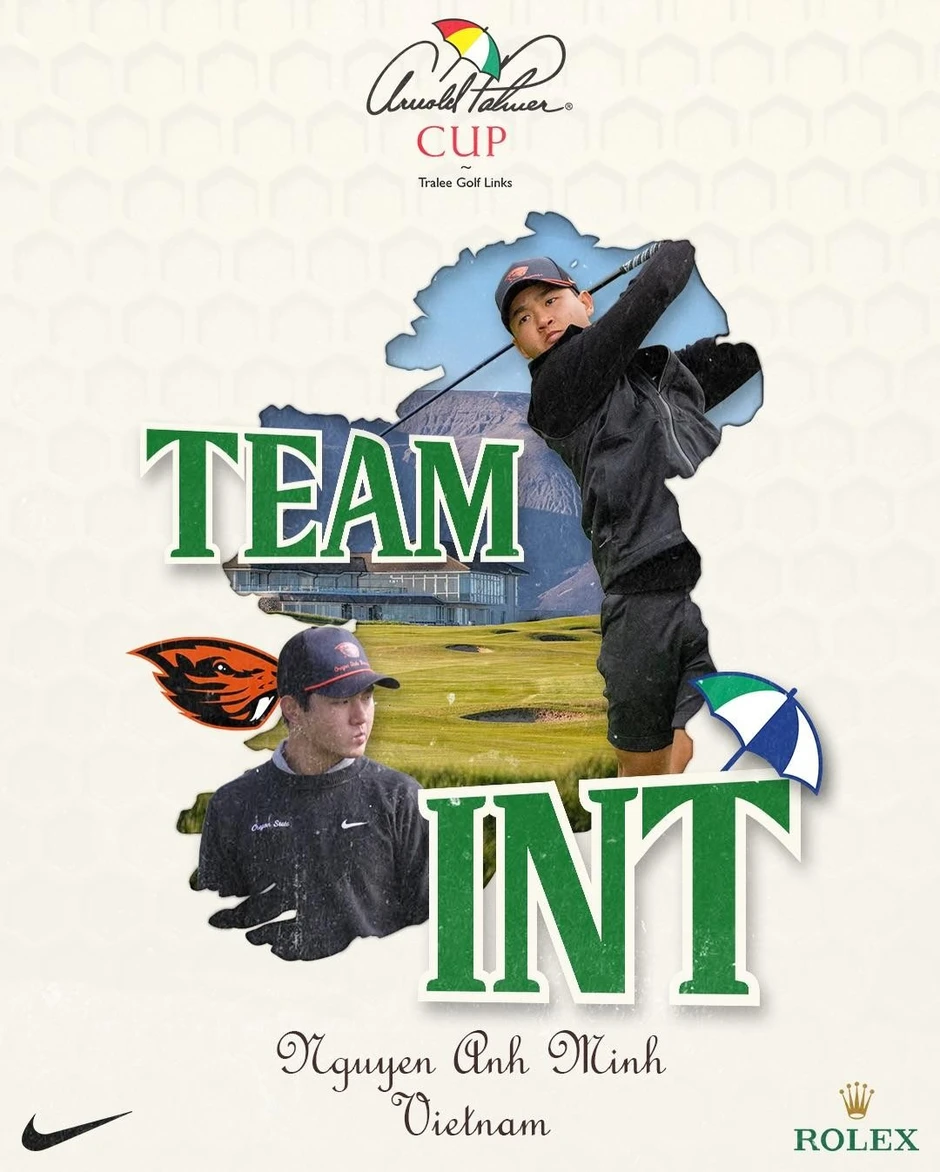 Cột mốc lịch sử: Nguyễn Anh Minh lần đầu góp mặt tại Arnold Palmer Cup 2026 Cột mốc lịch sử: Nguyễn Anh Minh lần đầu góp mặt tại Arnold Palmer Cup 2026