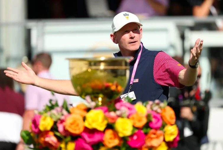 Đội trưởng tuyển golf Mỹ phát biểu sau ngôi vô địch Presidents Cup 2026