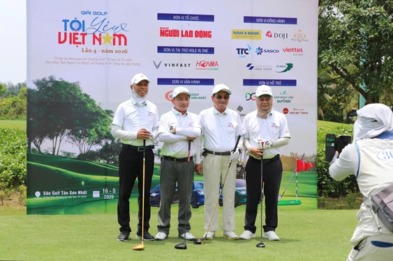 Giải Golf "Tôi yêu Việt Nam" lần 4 - năm 2026: Chung sức lan tỏa các hoạt động thiện nguyện Giải Golf "Tôi yêu Việt Nam" lần 4 - năm 2026: Chung sức lan tỏa các hoạt động thiện nguyện