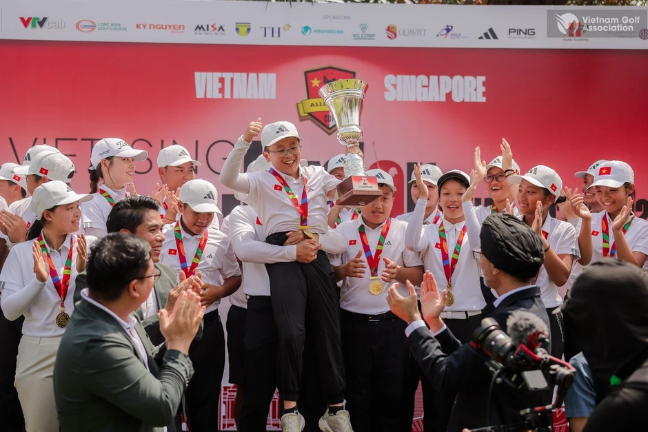 Tuyển golf trẻ Việt Nam vô địch mùa giải đầu tiên Viet - Sing Junior Alliance Cup 2026