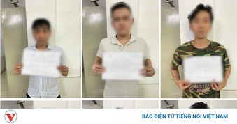 Bắt quả tang các đối tượng đánh bạc bằng hình thức cá độ bóng đá trực tuyến