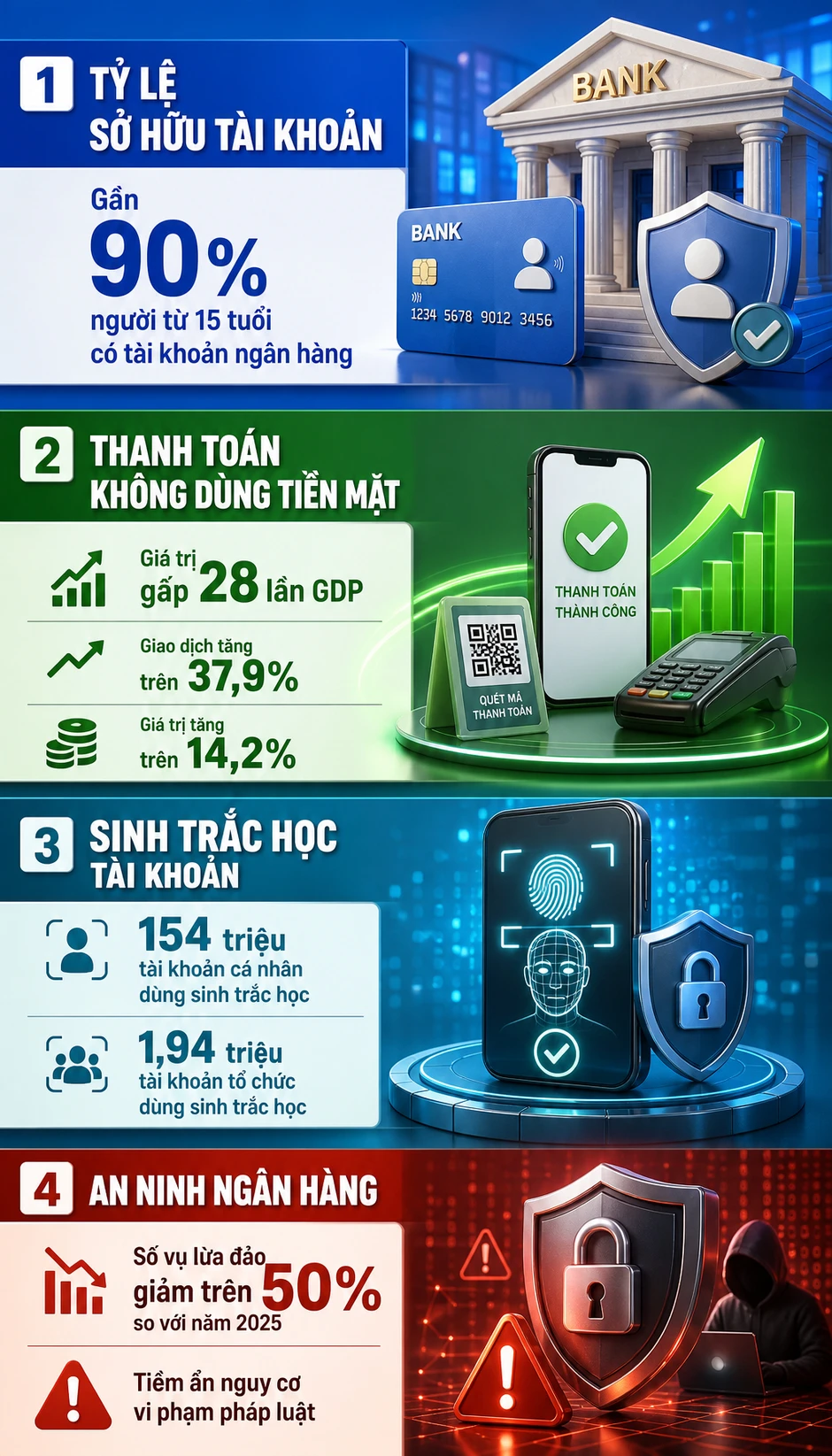 Tất cả người đang dùng tài khoản ngân hàng chú ý thông báo mới nhất từ Bộ Công an Tất cả người đang dùng tài khoản ngân hàng chú ý thông báo mới nhất từ Bộ Công an