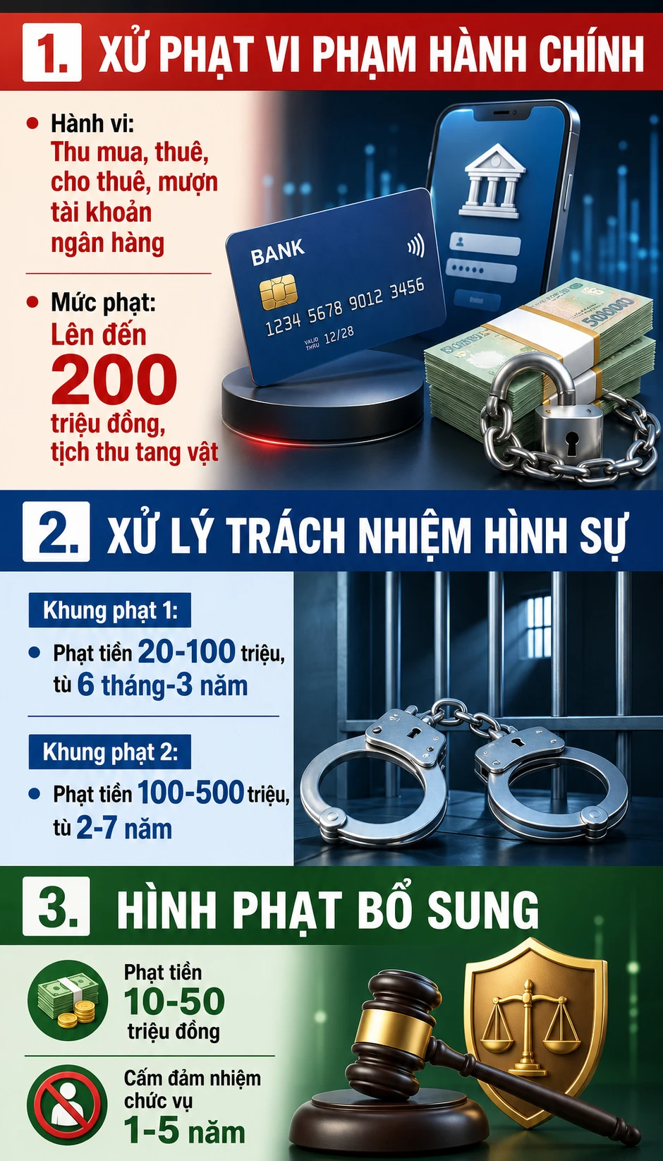Tất cả người đang dùng tài khoản ngân hàng chú ý thông báo mới nhất từ Bộ Công an Tất cả người đang dùng tài khoản ngân hàng chú ý thông báo mới nhất từ Bộ Công an