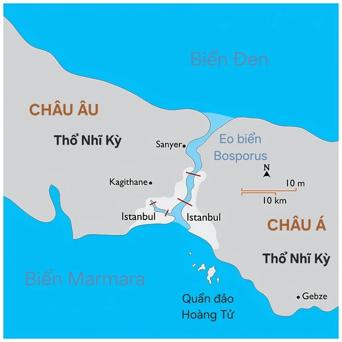 Eo biển chiến lược đối mặt sóng gió (*): Quyền lực "người gác cổng" Bosphorus Eo biển chiến lược đối mặt sóng gió (*): Quyền lực "người gác cổng" Bosphorus