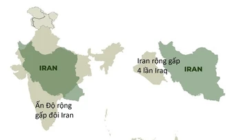 Iran rộng lớn thế nào