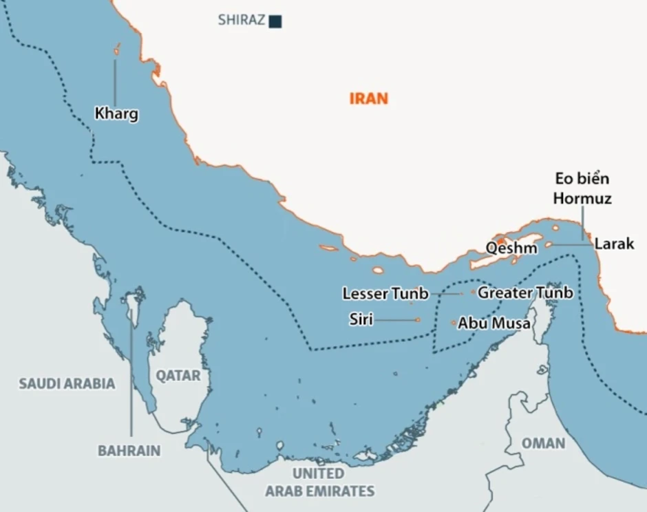 Loạt đảo chiến lược của Iran có thể bị nhắm đến trong chiến sự Loạt đảo chiến lược của Iran có thể bị nhắm đến trong chiến sự