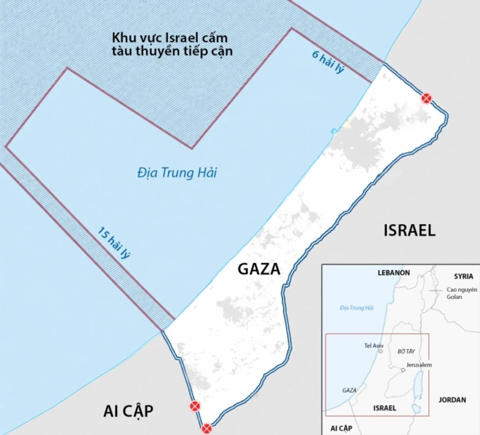 Lý do Israel bắt giữ các nhà hoạt động trên đội tàu tới Gaza Lý do Israel bắt giữ các nhà hoạt động trên đội tàu tới Gaza