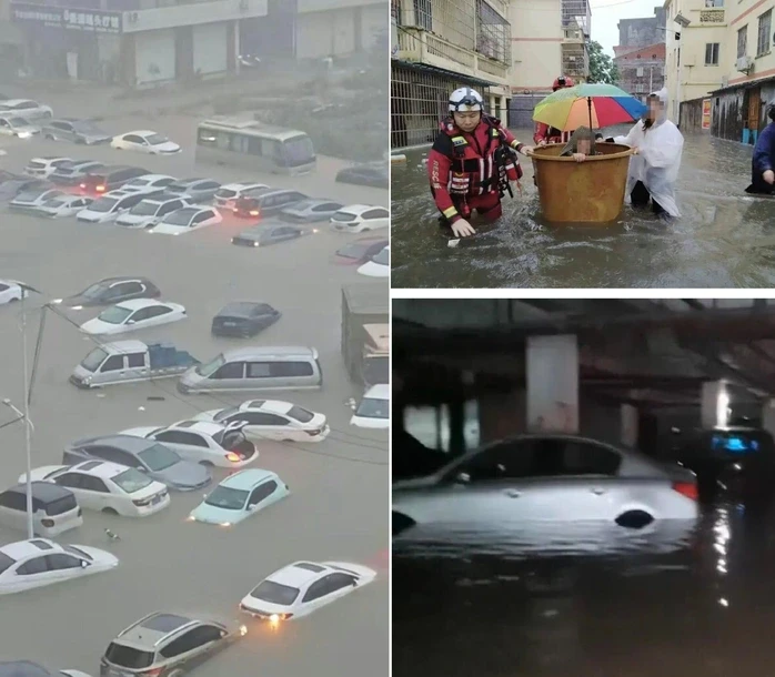 Mưa lớn kỷ lục trong 10 năm qua, Khâm Châu - Trung Quốc ngập kinh hoàng Mưa lớn kỷ lục trong 10 năm qua, Khâm Châu - Trung Quốc ngập kinh hoàng
