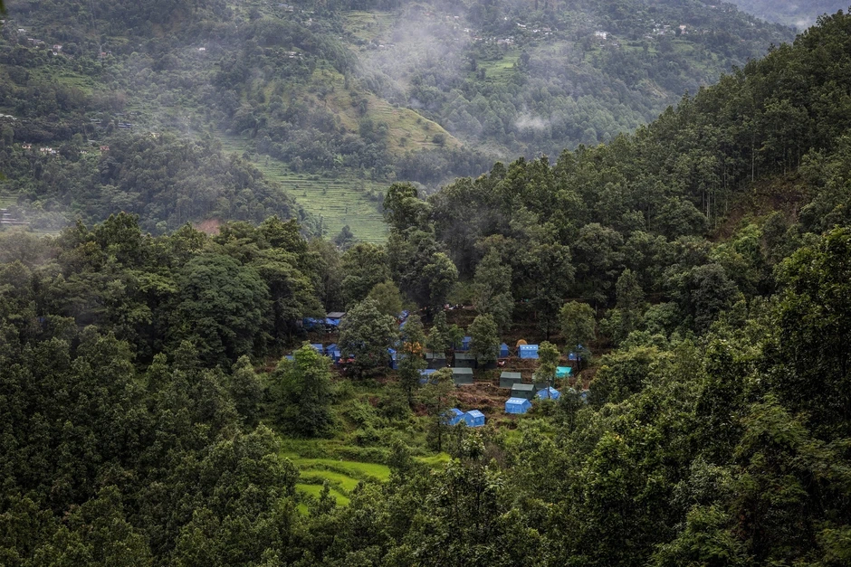Nơi từng là thị trấn Nepal, nay chỉ còn bùn đất Nơi từng là thị trấn Nepal, nay chỉ còn bùn đất