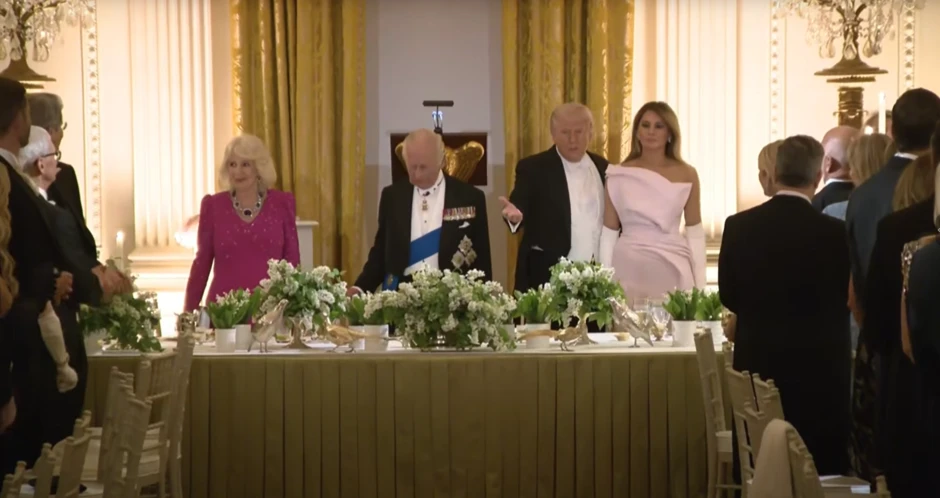 Ông Donald Trump chủ trì quốc yến chiêu đãi Vua Charles III cùng Hoàng hậu Camilla Ông Donald Trump chủ trì quốc yến chiêu đãi Vua Charles III cùng Hoàng hậu Camilla