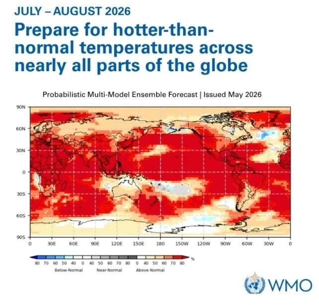 Liên hợp quốc cảnh báo El Niño trở lại, nguy cơ thời tiết cực đoan gia tăng Liên hợp quốc cảnh báo El Niño trở lại, nguy cơ thời tiết cực đoan gia tăng