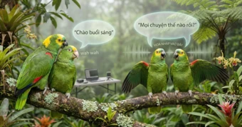 Vì sao một số loài chim có thể 'nói' tiếng người?