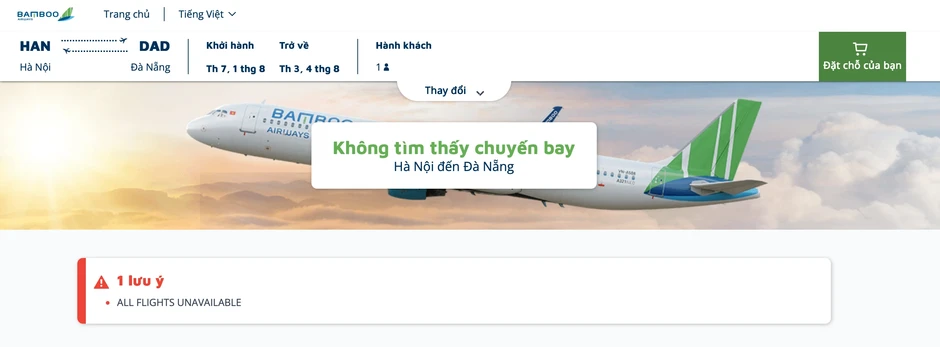 Bamboo Airways tiếp tục thu hẹp mạng bay Bamboo Airways tiếp tục thu hẹp mạng bay