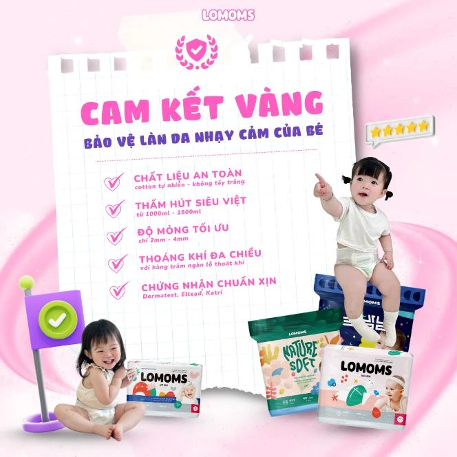 Bỉm Hàn tiếp tục mở rộng thị phần tại Việt Nam, Lomoms có gì đáng chú ý?