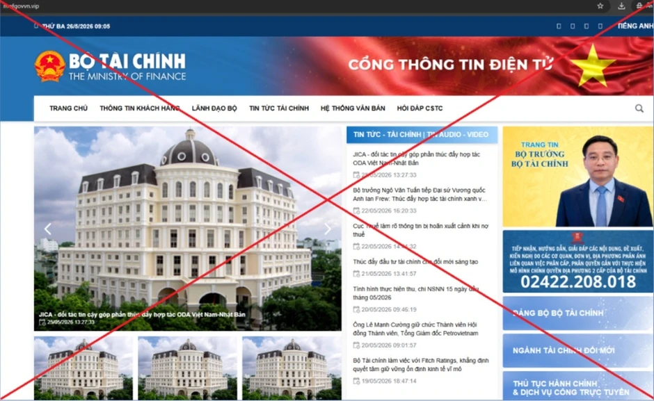 Bộ Tài chính cảnh báo khẩn về thủ đoạn lừa đảo giả mạo tinh vi Bộ Tài chính cảnh báo khẩn về thủ đoạn lừa đảo giả mạo tinh vi
