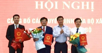 Bộ Xây dựng bổ nhiệm nhiều lãnh đạo cấp Cục, Vụ
