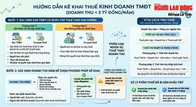 Cách thức khai thuế khi bán hàng online trên sàn lớn nhất Việt Nam Cách thức khai thuế khi bán hàng online trên sàn lớn nhất Việt Nam