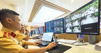 Camera AI phát hiện một xe máy ở Hà Nội vi phạm 43 lần