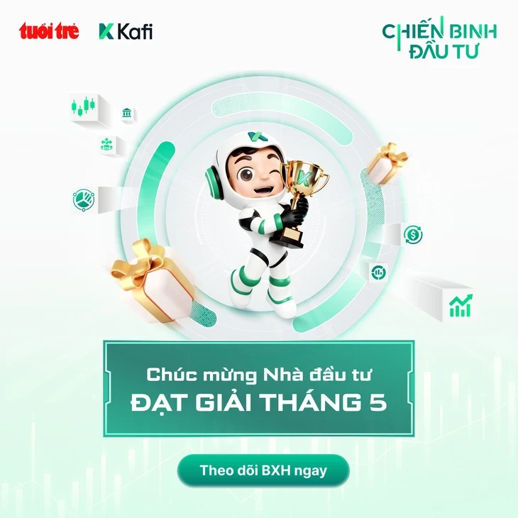 'Chiến Binh Đầu Tư' vinh danh các nhà đầu tư xuất sắc nhất tháng 5 'Chiến Binh Đầu Tư' vinh danh các nhà đầu tư xuất sắc nhất tháng 5