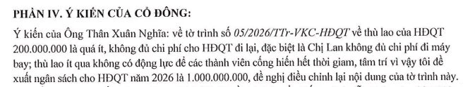 Chủ tịch HĐQT đề xuất tăng thù lao gấp 5 lần vì “không đủ chi phí đi máy bay”, công ty sau đó bị phong tỏa tài khoản ngân hàng Chủ tịch HĐQT đề xuất tăng thù lao gấp 5 lần vì “không đủ chi phí đi máy bay”, công ty sau đó bị phong tỏa tài khoản ngân hàng