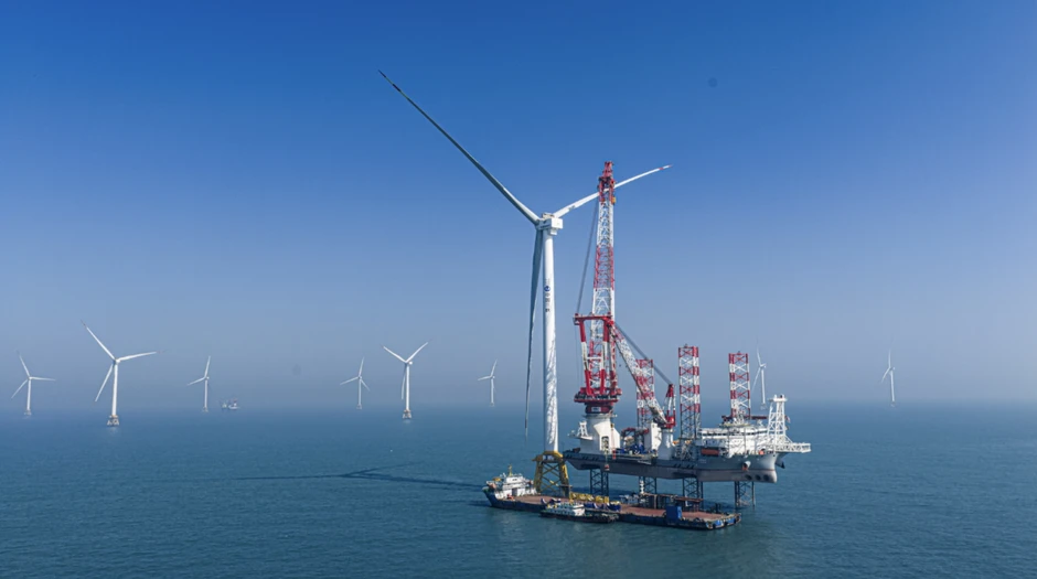 Cỗ máy điện gió ngoài khơi cao gần ngang tháp Eiffel, cấp điện cho 44.000 hộ Cỗ máy điện gió ngoài khơi cao gần ngang tháp Eiffel, cấp điện cho 44.000 hộ
