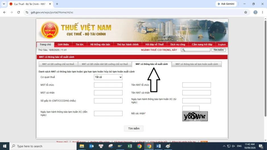 Cơ quan Thuế thông báo: 40 cá nhân có tên trong danh sách sau đây bị tạm hoãn xuất cảnh Cơ quan Thuế thông báo: 40 cá nhân có tên trong danh sách sau đây bị tạm hoãn xuất cảnh