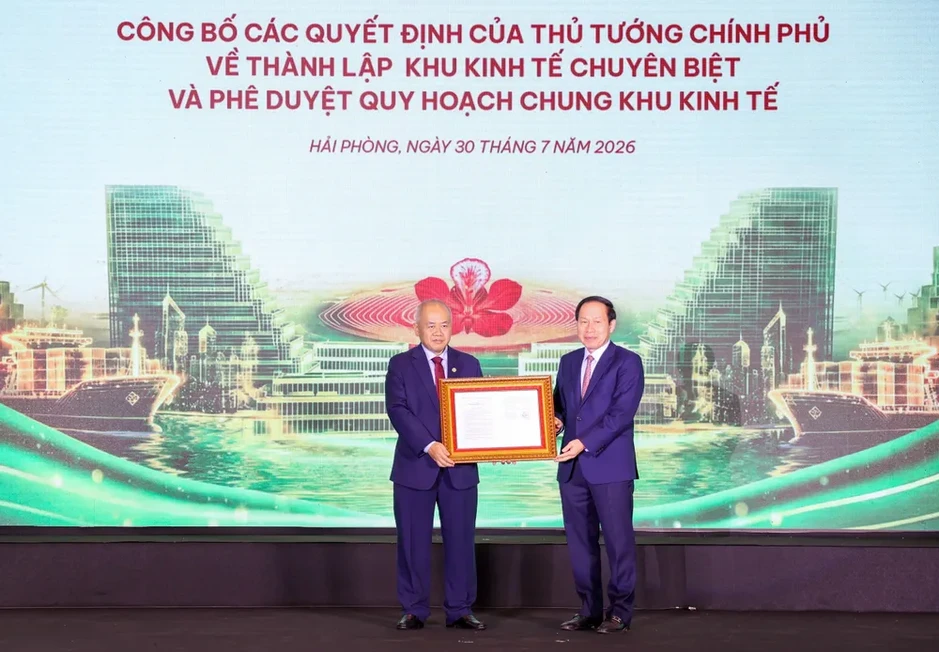 Công bố các quyết định của Thủ tướng về thành lập các khu thương mại, khu kinh tế tại Hải Phòng