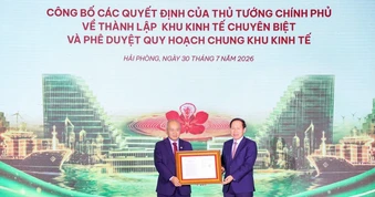 Công bố các quyết định của Thủ tướng về thành lập các khu thương mại, khu kinh tế tại Hải Phòng
