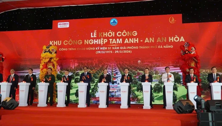 Đà Nẵng khởi công dự án khu công nghiệp 4.152 tỷ đồng Đà Nẵng khởi công dự án khu công nghiệp 4.152 tỷ đồng
