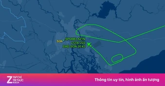 Diều gắn đèn chớp khiến loạt tàu bay không thể hạ cánh Tân Sơn Nhất