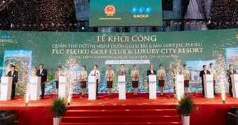 FLC khởi công quần thể đô thị nghỉ dưỡng – sân golf gần 20.000 tỉ đồng tại Gia Lai