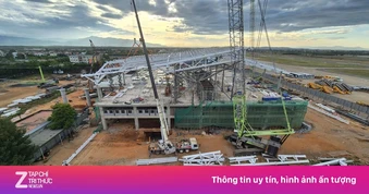 Ga T2 sân bay Đồng Hới tăng tốc thi công, chuẩn bị đón 3 triệu khách