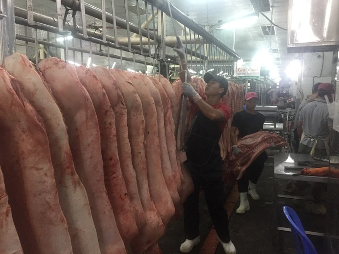 Giá heo hơi hôm nay 2 - 4 giảm mạnh tại chợ đầu mối Hóc Môn Giá heo hơi hôm nay 2 - 4 giảm mạnh tại chợ đầu mối Hóc Môn