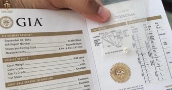 Giấy kiểm định quyết định giá trị kim cương ra sao?