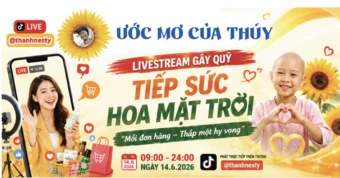 Hôm nay Mega livestream trên Tiktok: Mua hàng vui giá hời, nhận quà, giúp bệnh nhi ung thư