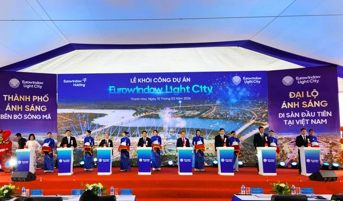 Khởi công siêu đô thị 13 ngàn tỉ đồng bên bờ sông Mã