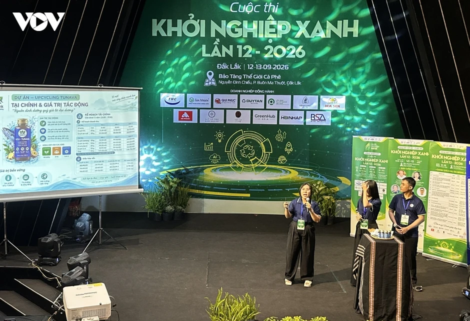 Khởi nghiệp Xanh Miền Trung - Tây Nguyên từ nguyên liệu bản địa đến kinh tế xanh Khởi nghiệp Xanh Miền Trung - Tây Nguyên từ nguyên liệu bản địa đến kinh tế xanh