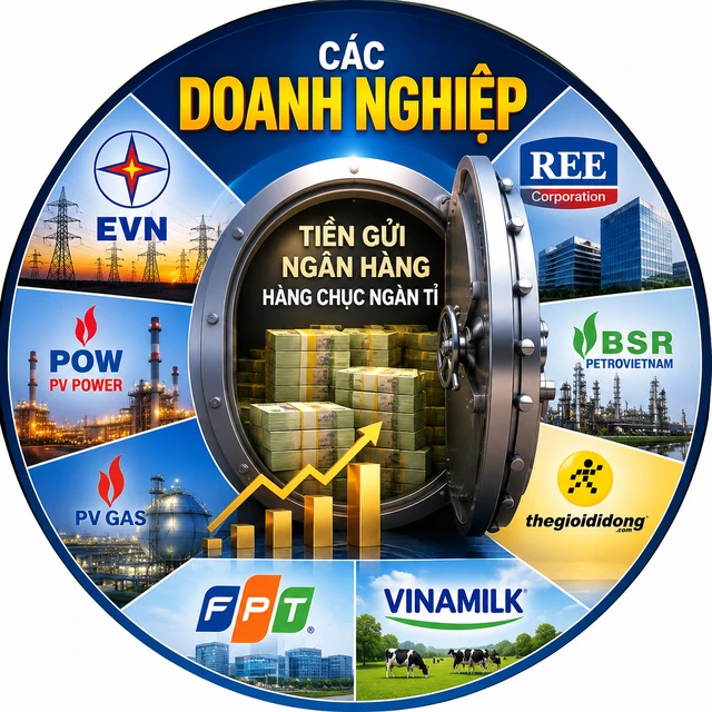 Không riêng EVN, nhiều "ông lớn" cũng có hàng chục ngàn tỉ đồng gửi ngân hàng