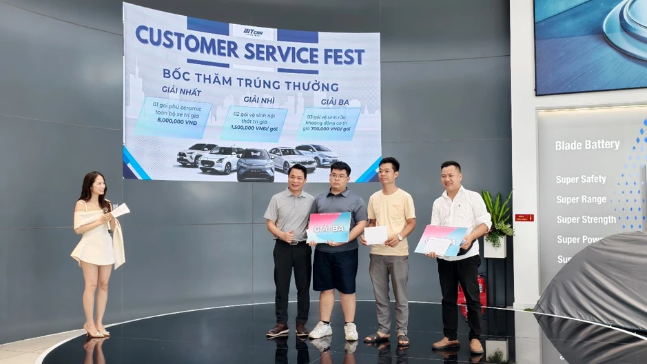 Loạt sự kiện tại BYD Bitcar Long Biên: Trải nghiệm thực tế, thúc đẩy chuyển đổi xanh Loạt sự kiện tại BYD Bitcar Long Biên: Trải nghiệm thực tế, thúc đẩy chuyển đổi xanh