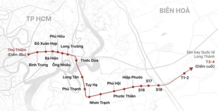 Metro nối sân bay Long Thành, Vành đai 4, quốc lộ 13 sẽ khởi công dịp 2/9 Metro nối sân bay Long Thành, Vành đai 4, quốc lộ 13 sẽ khởi công dịp 2/9