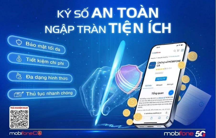 MobiFone CA - Giải pháp chữ ký số an toàn cho giao dịch điện tử MobiFone CA - Giải pháp chữ ký số an toàn cho giao dịch điện tử