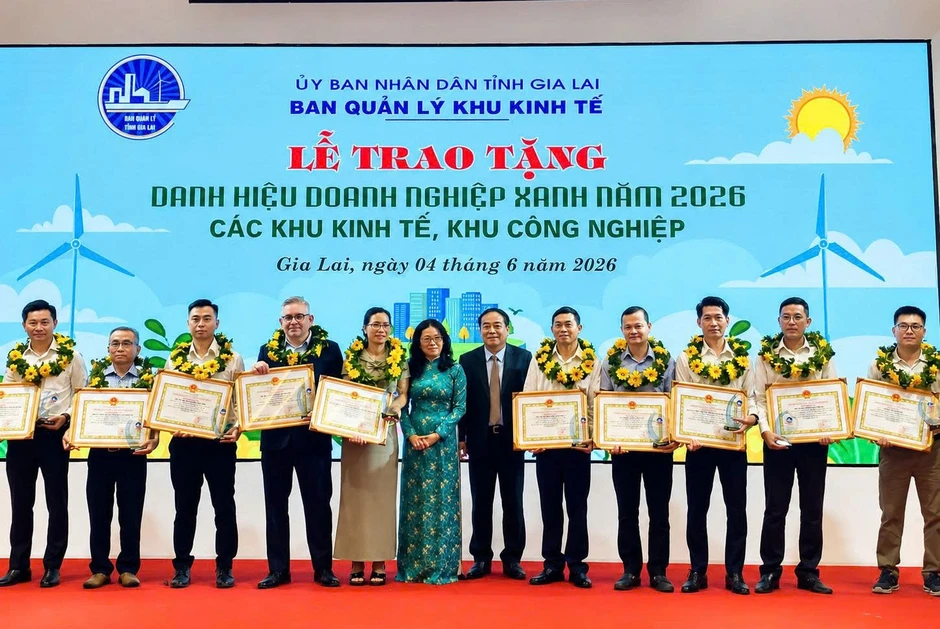 Một nhà máy của Nutifood đạt danh hiệu “Doanh nghiệp xanh” năm 2026 Một nhà máy của Nutifood đạt danh hiệu “Doanh nghiệp xanh” năm 2026